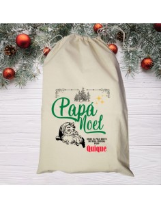 Saco Papa Noel Personalizable