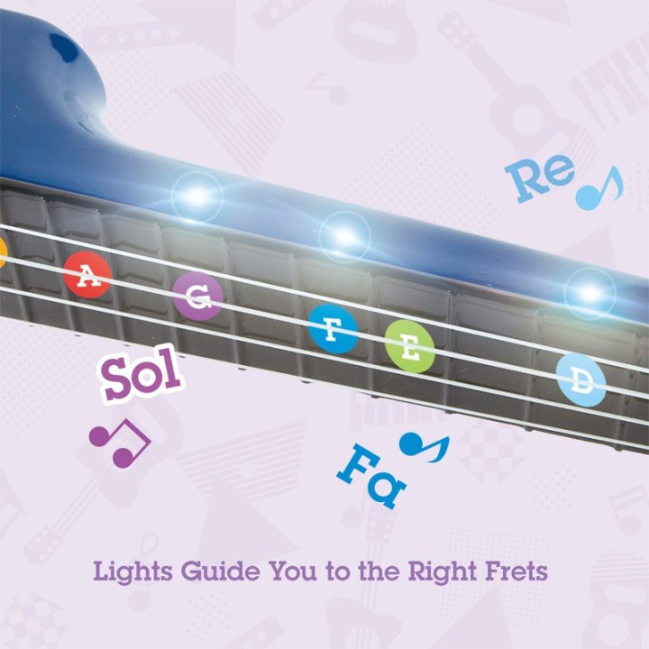 Aprende el Ukelele con Luces - Azul