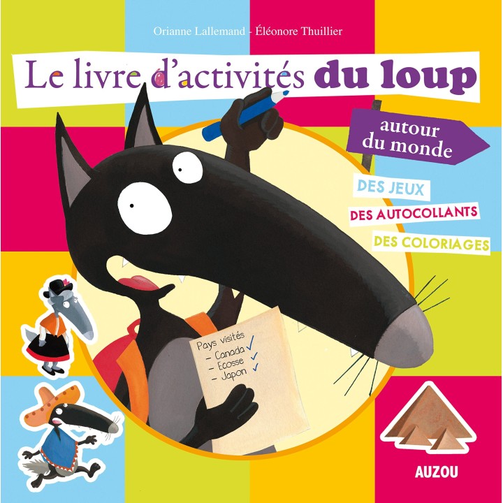 Le livre d'activités du Loup autour du monde