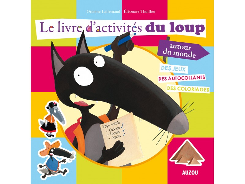 Le livre d'activités du Loup autour du monde