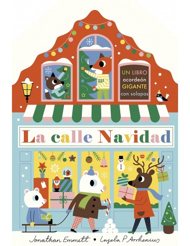 La calle Navidad. Libro acordeón