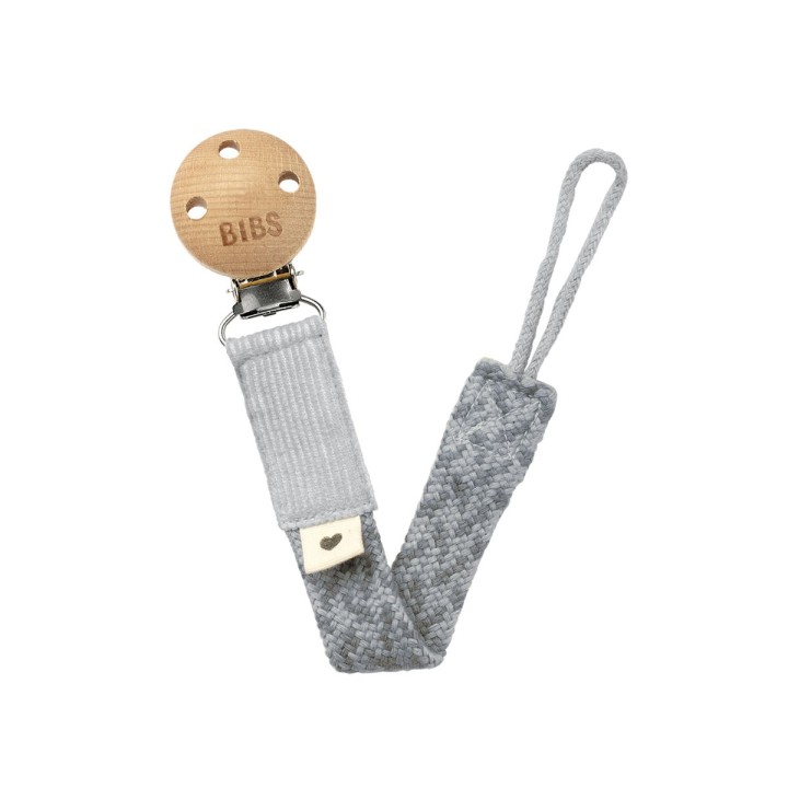 Sujetachupetes BIBS Trenzado Cloud/Iron