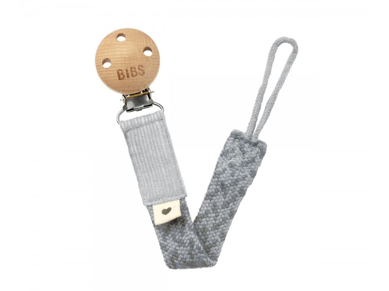Sujetachupetes BIBS Trenzado Cloud/Iron