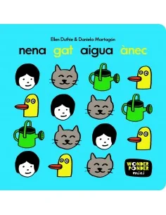 Niña Gato Agua Pato
