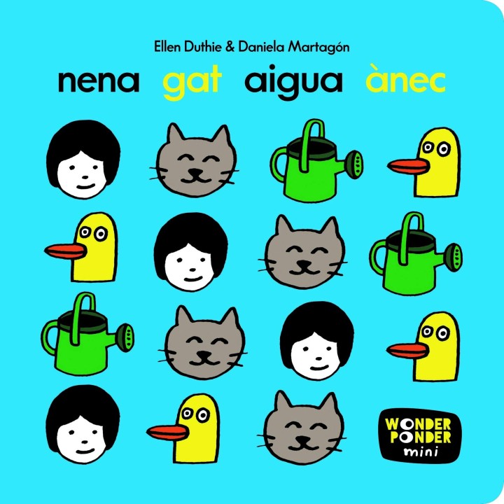 Niña Gato Agua Pato