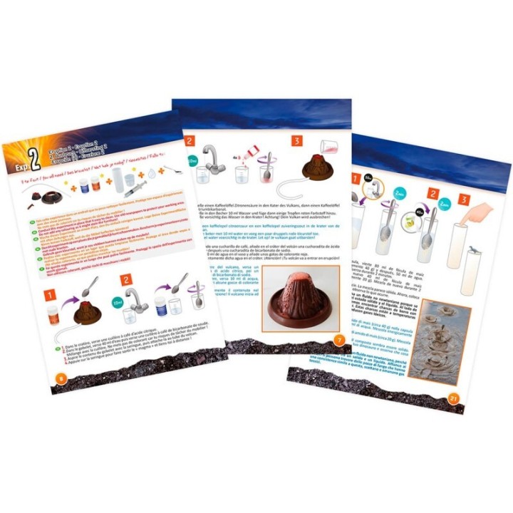 Set de Exploración de Volcanes y Dinosaurios