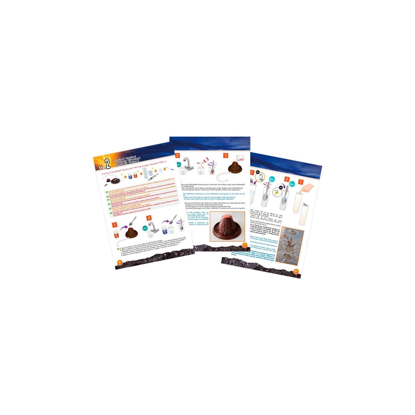 Set de Exploración de Volcanes y Dinosaurios