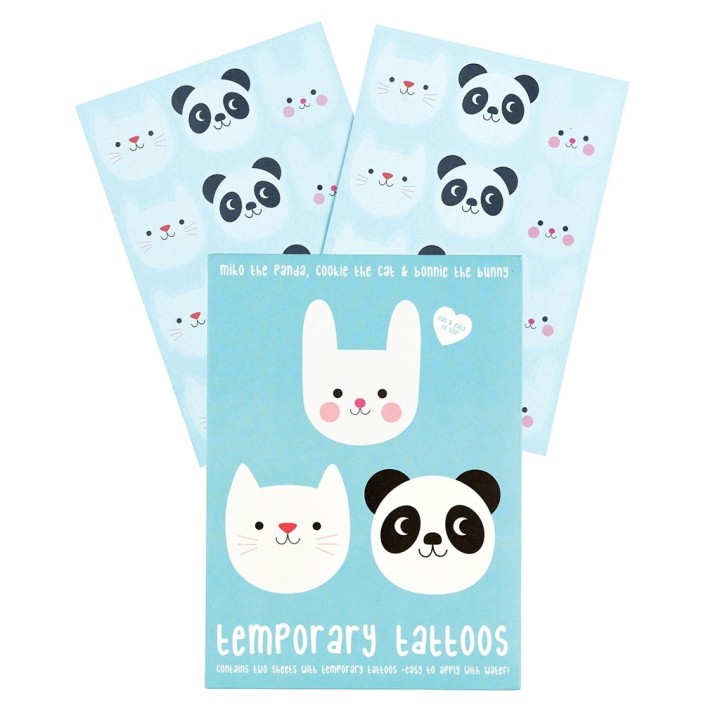 Pack Tatuajes Temporales Miko y Amigos
