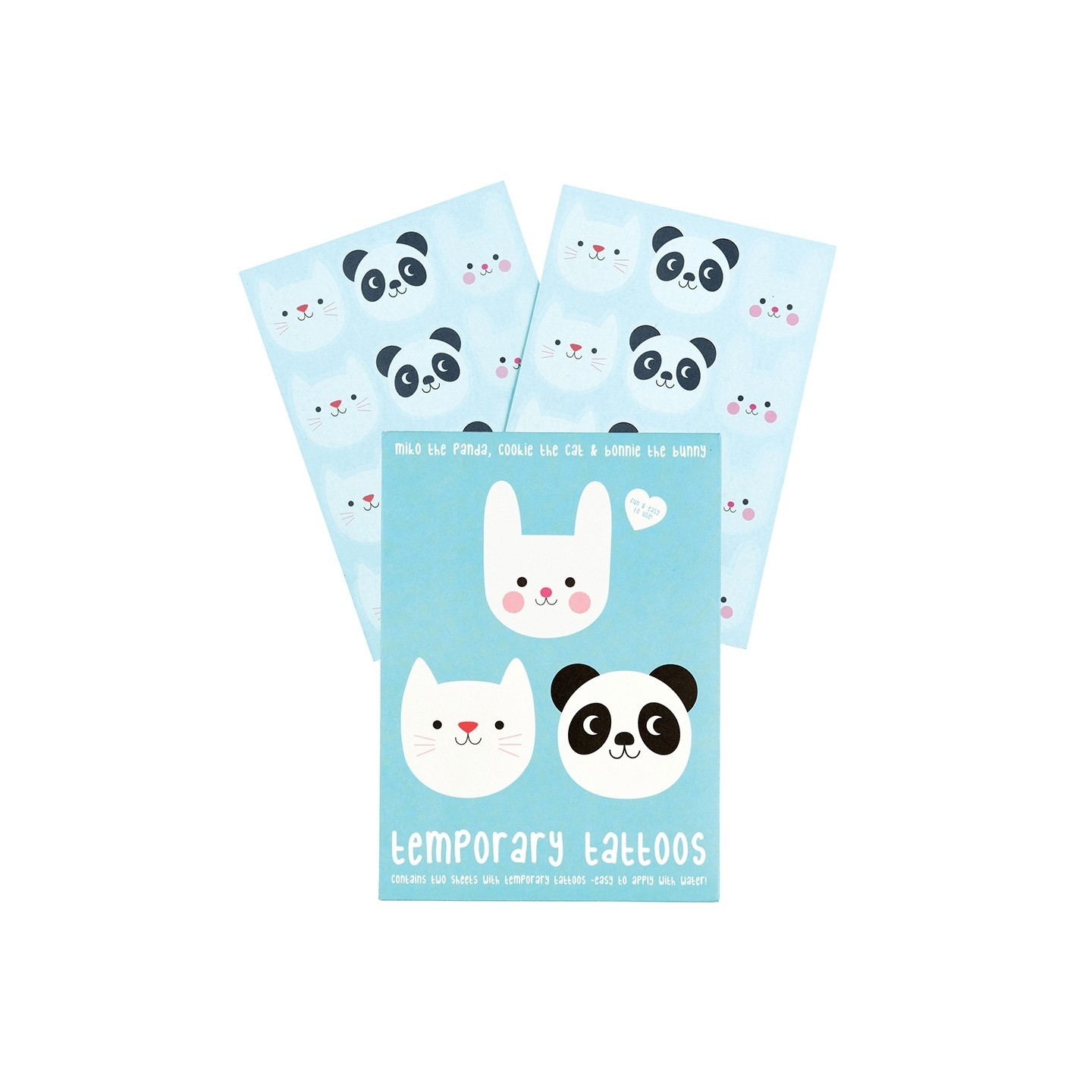 Pack Tatuajes Temporales Miko y Amigos