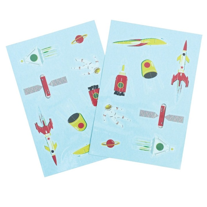 Pack Tatuajes Temporales Espacio