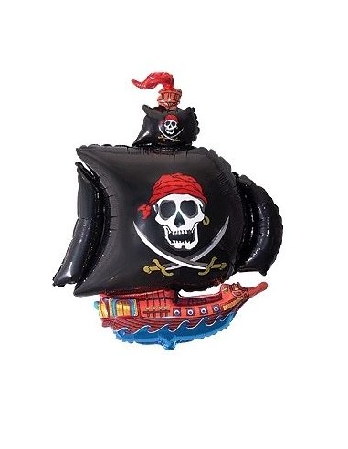 Globo Foil Barco Pirata