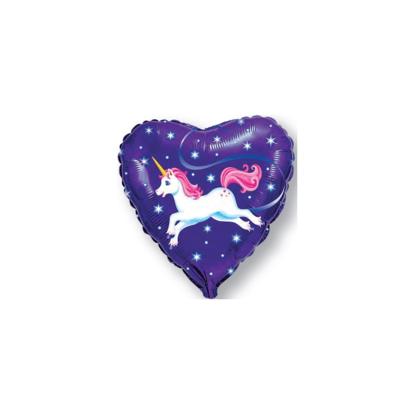 Globo Foil Unicornio Corazon
