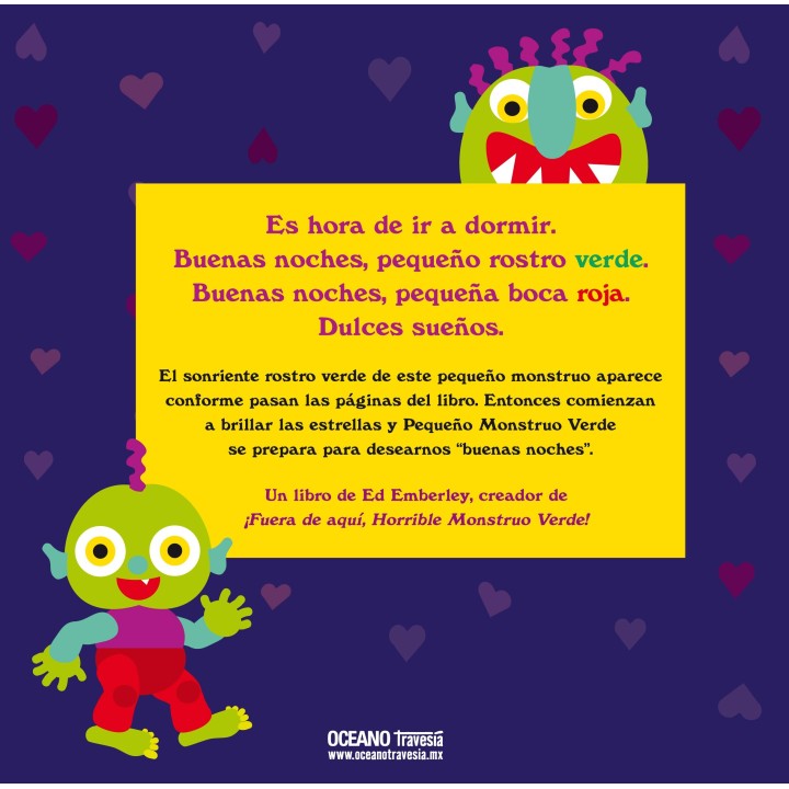 Buenas Noches Pequeño Monstruo Verde