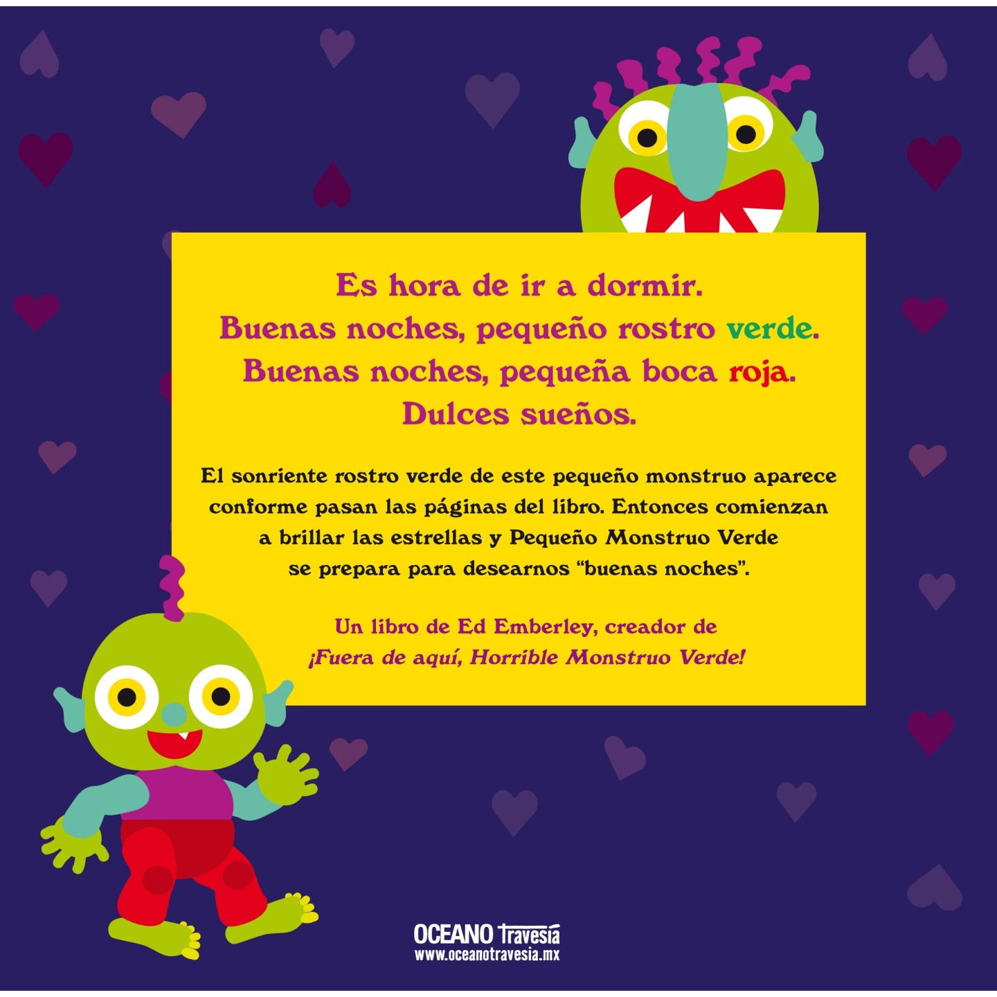 Buenas Noches Pequeño Monstruo Verde