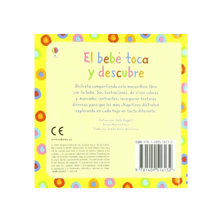 El bebé toca y descubre