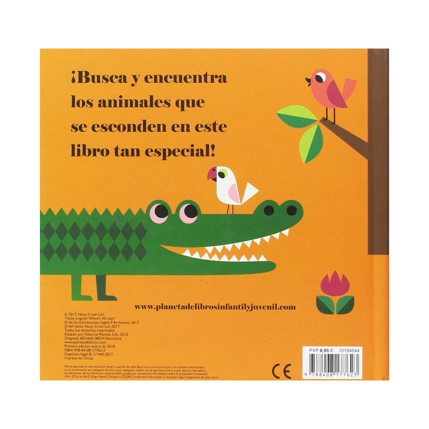 ¿Dónde está el señor León? Solapas de tela y un espejo