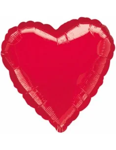 Globo Foil Corazon Rojo 45 cms.