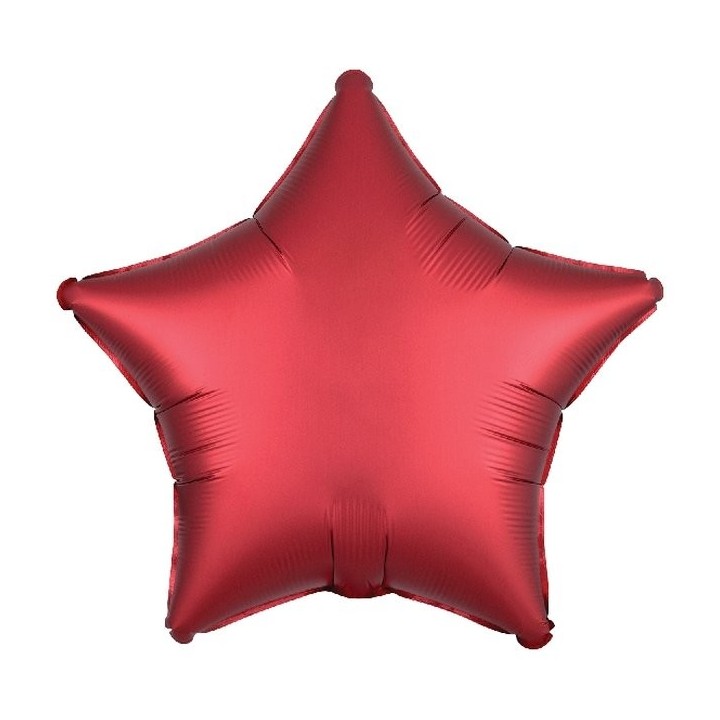 Globo Foil Estrella Satin Luxe Sangria