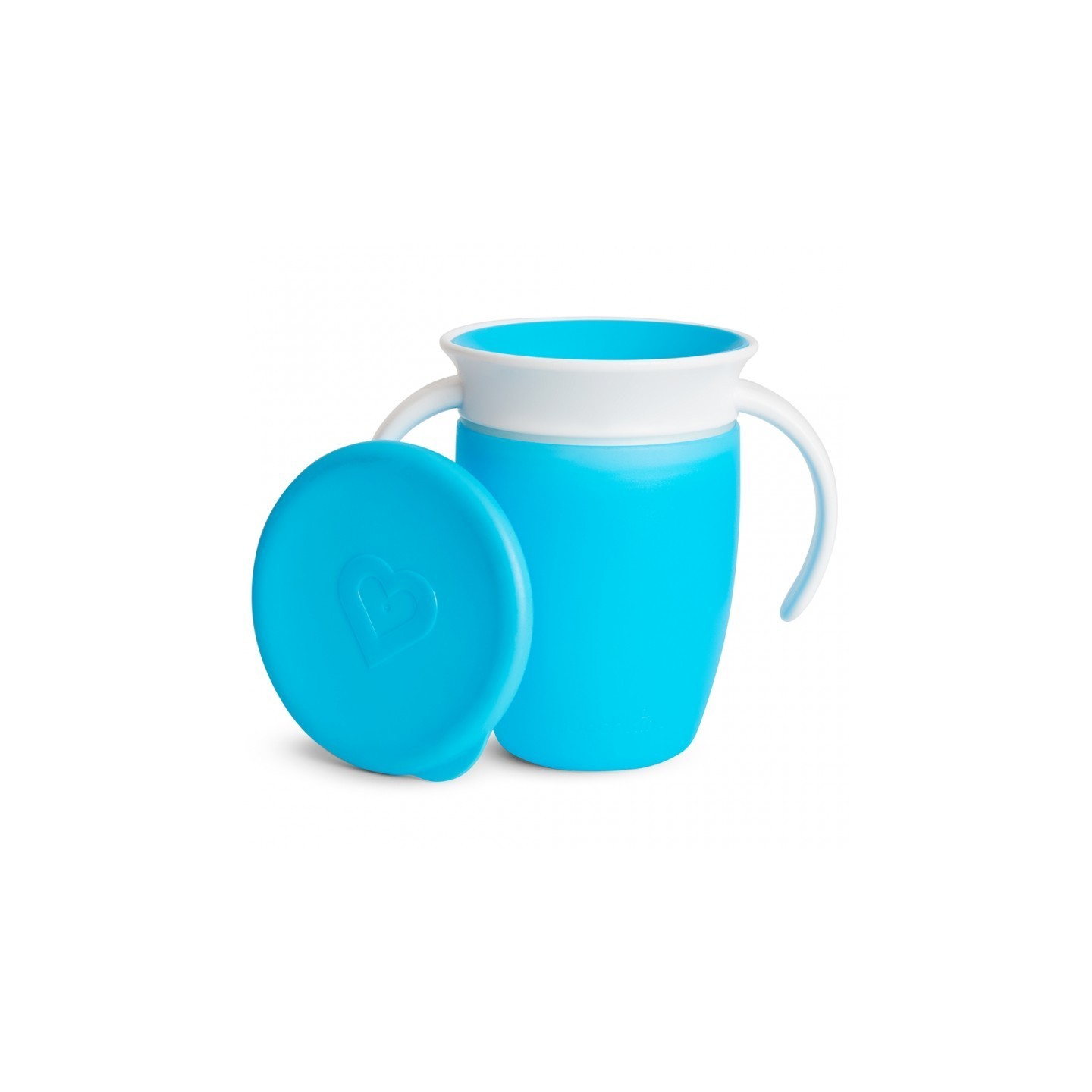 Taza Antigoteo Miracle 360º con Asas y Tapa 200ml Azul