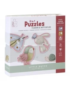 Puzle Evolutivo 6 en 1 Flores