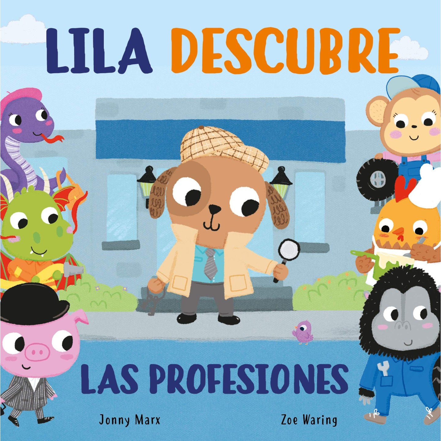Lila descubre las profesiones (Abre y descubre)