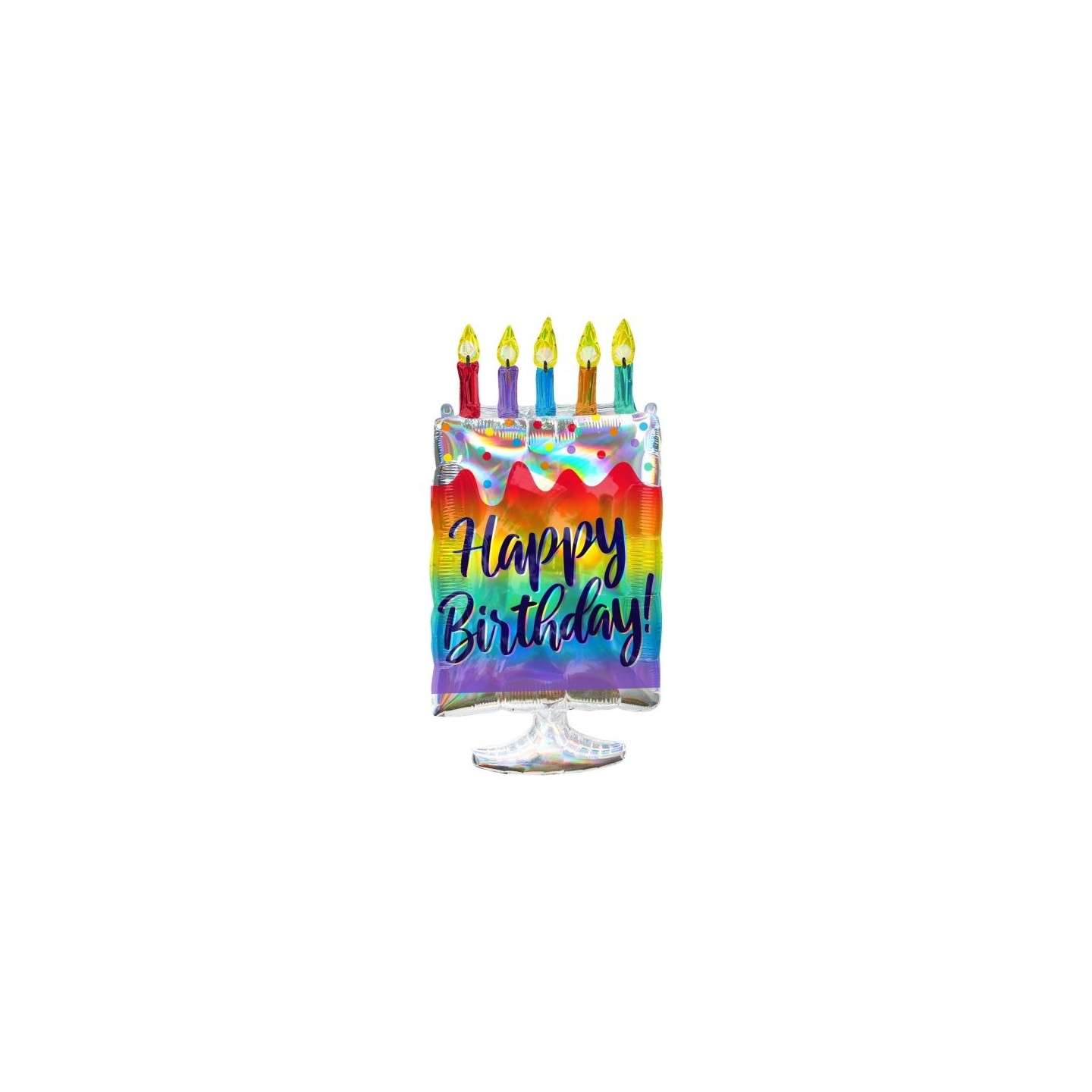 Globo Foil Cumpleaños Tarta Holio