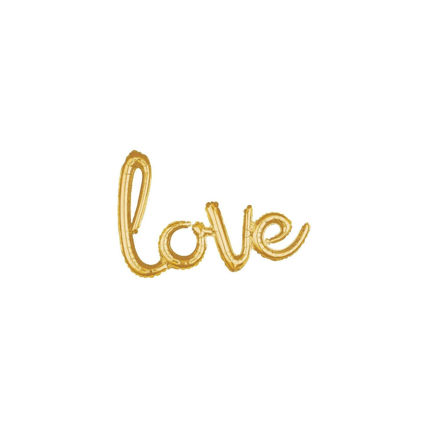 Globo Foil LOVE Dorado
