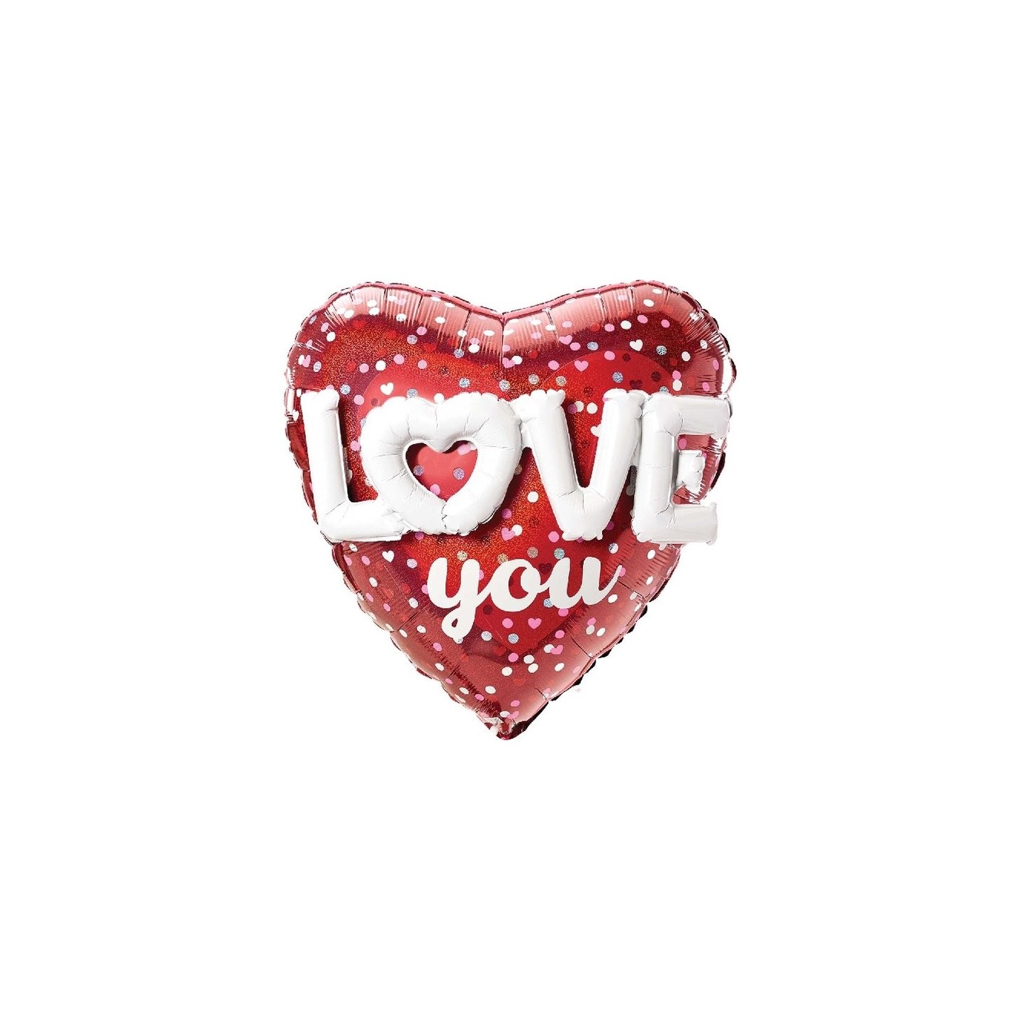 Globo Foil 3D Love You