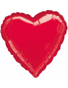 Globo Foil Corazon Rojo 75 cms.