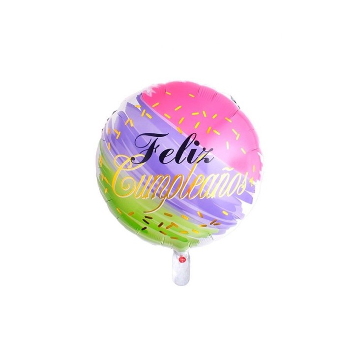 Globo Foil Feliz Cumpleaños Chispas