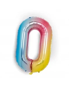 Globo Foil Multi Plata Numero 0