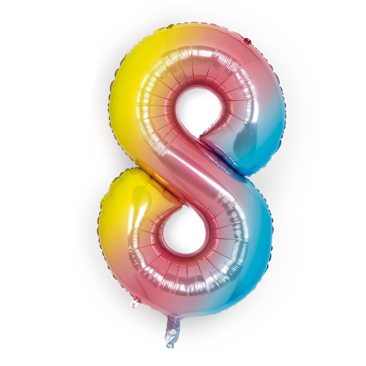 Globo Foil Multi Plata Numero 8