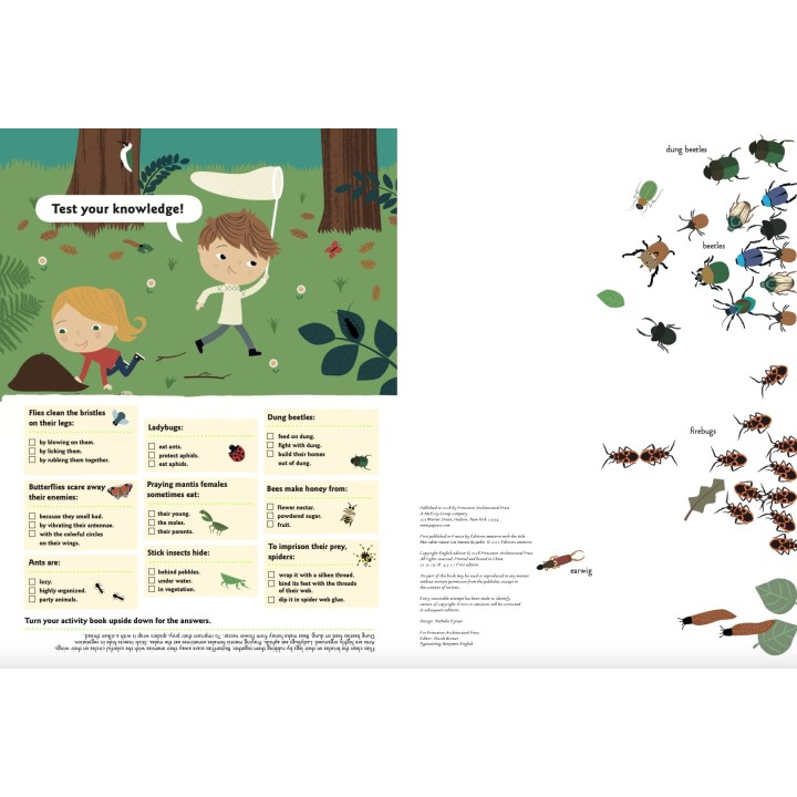 Garden Insects and Bugs: My nature sticker Activity Book