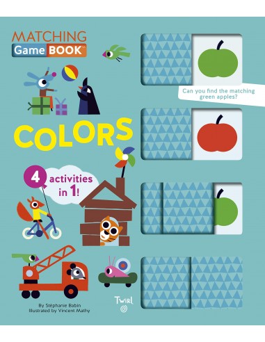 Colors Matching Game Book: 4...