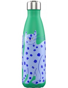 Botella Chillys 500ml Blue Cat