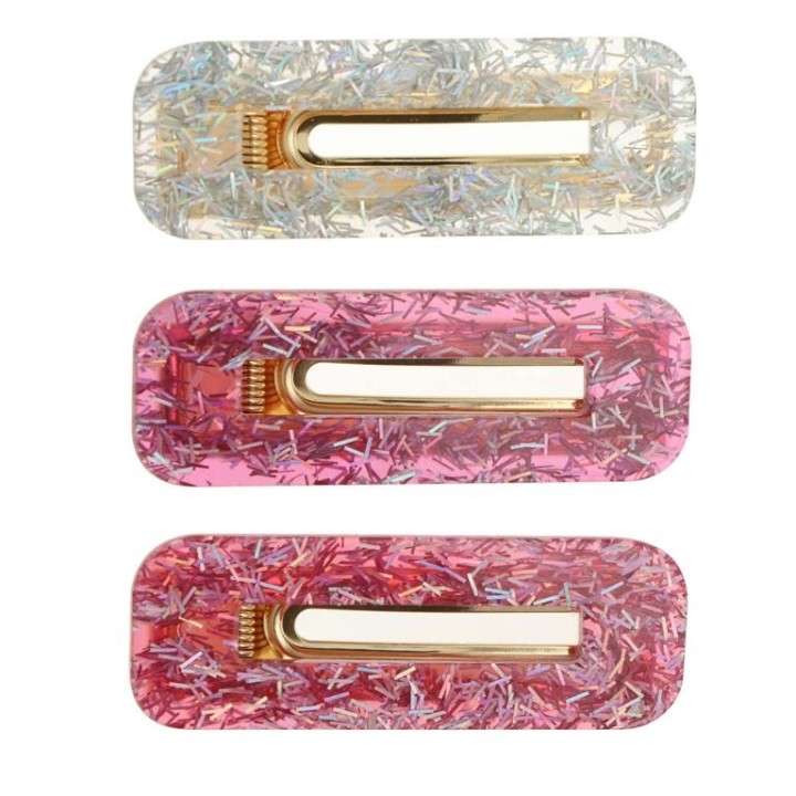 Set 3 Pinzas Brillantes