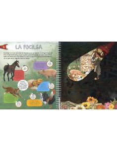 Libro Linterna - Animales de la Granja 2