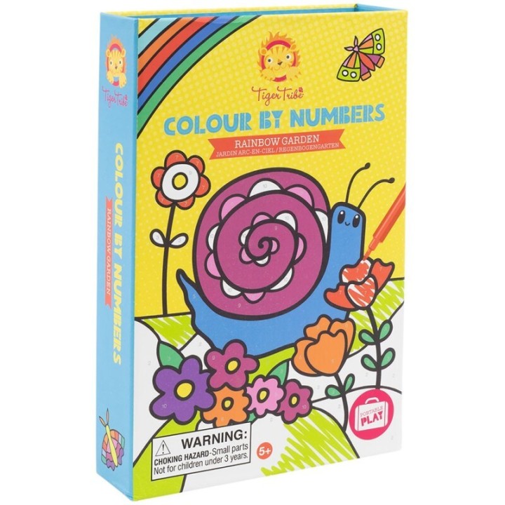 Colorea con Números - El Jardín Arcoíris
