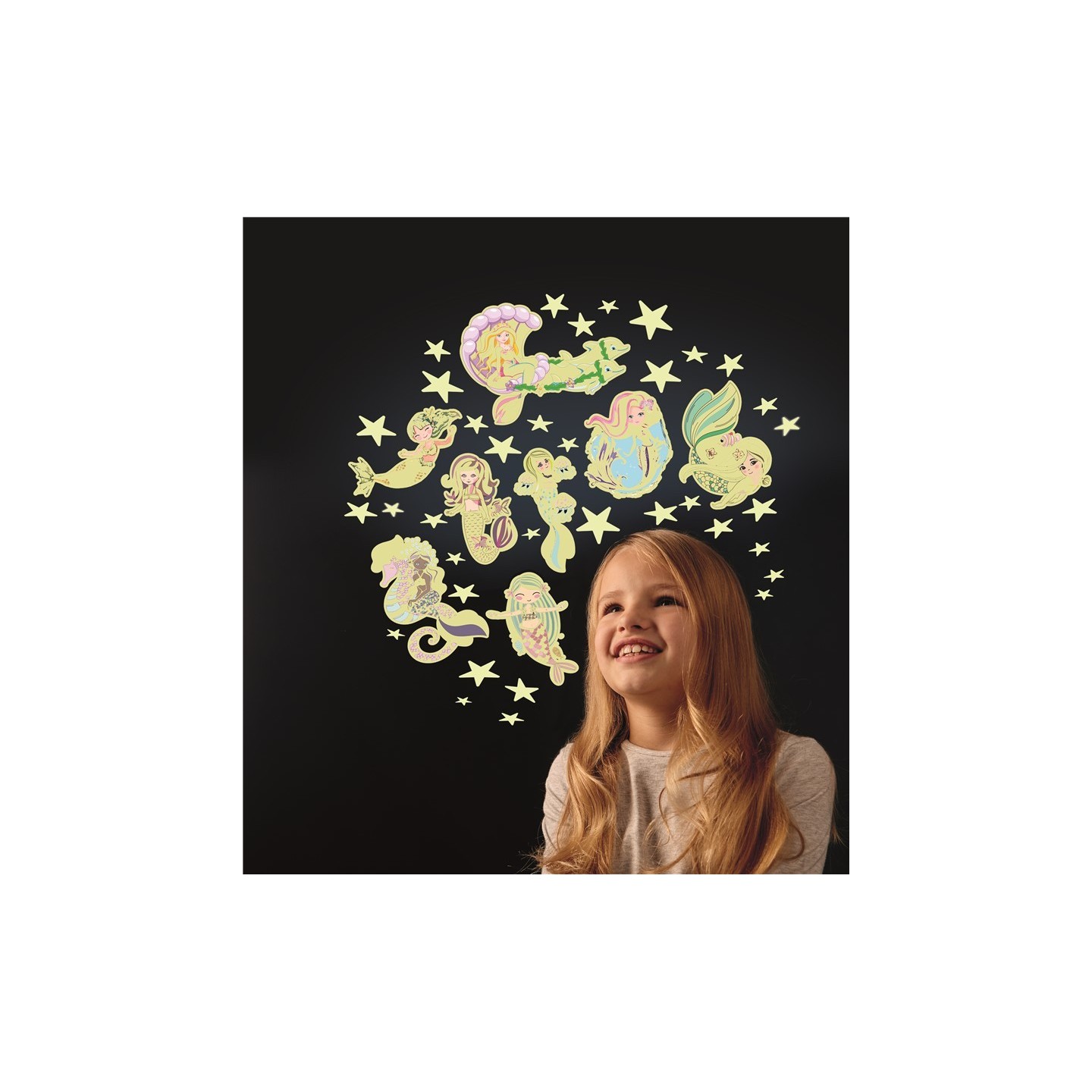 Sirenas y Estrellas Fluorescentes