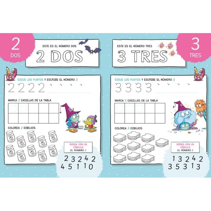 Aprender los NÚMEROS en la Escuela de Monstruos