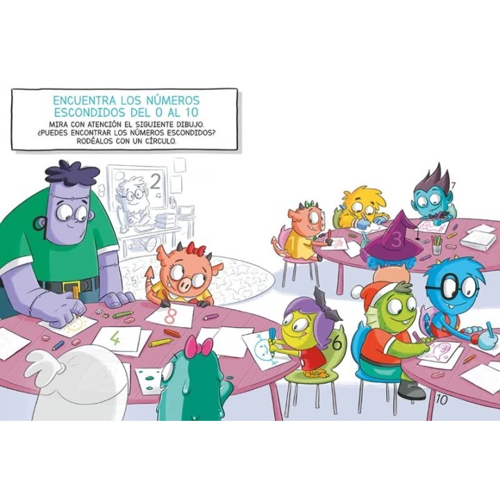 Aprender los NÚMEROS en la Escuela de Monstruos