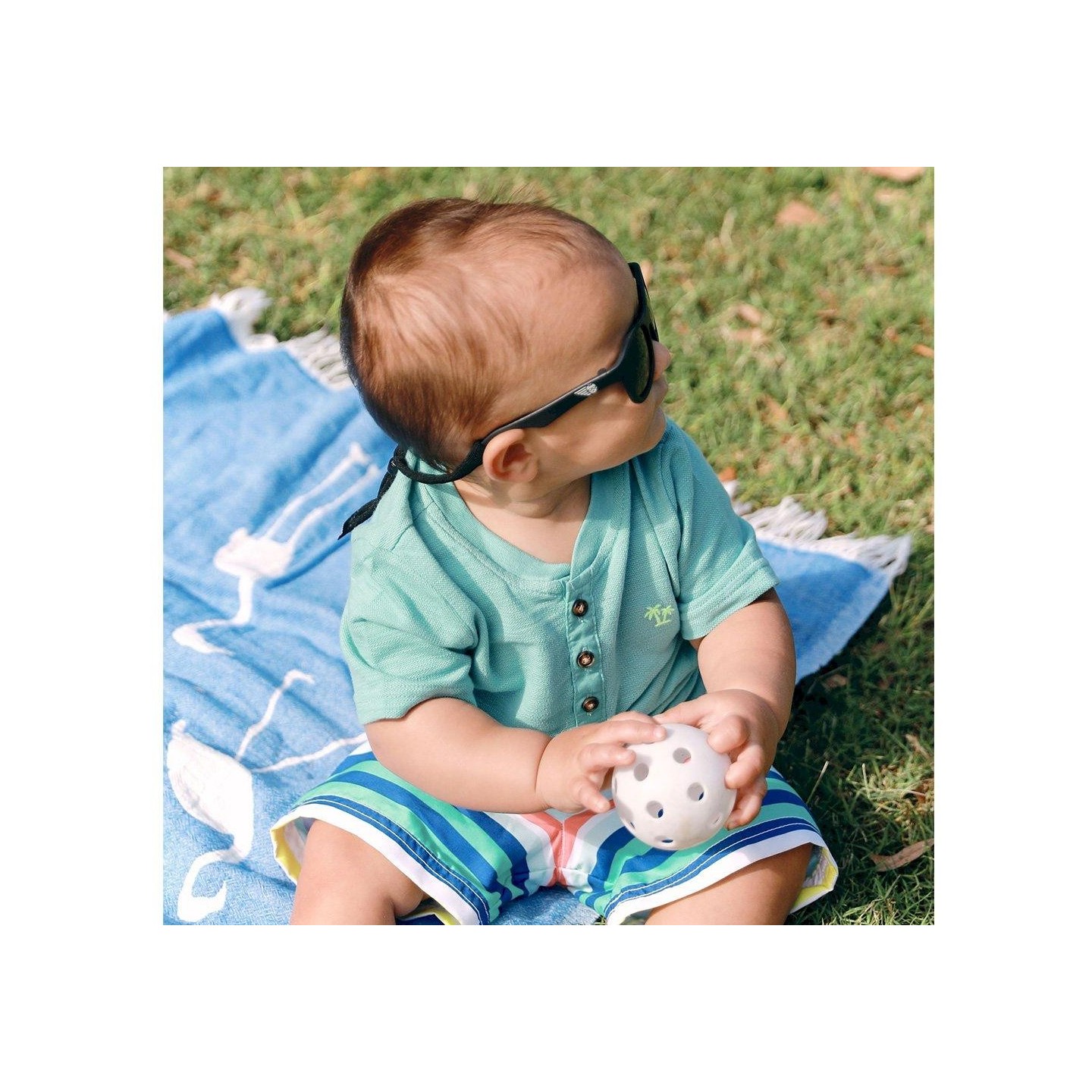Cinta Tela Gafas de Sol Niños Rosa Pastel