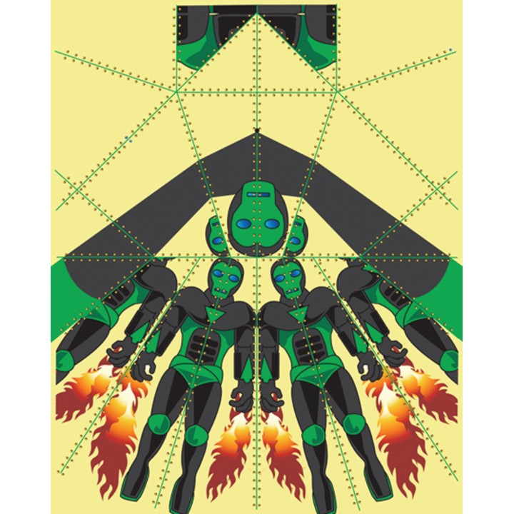 100 aviones de papel