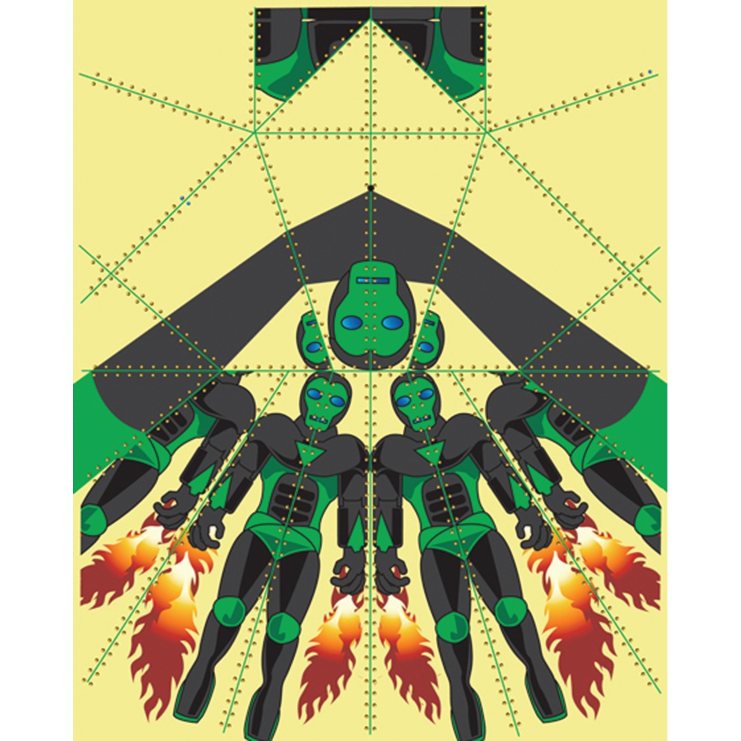 100 aviones de papel