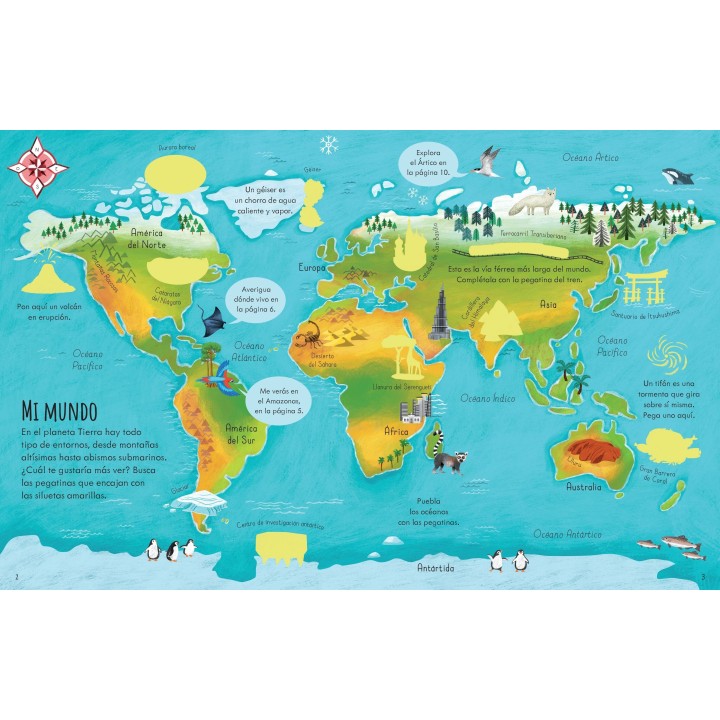 Mi primer libro de Pegatinas - Nuestro Planeta