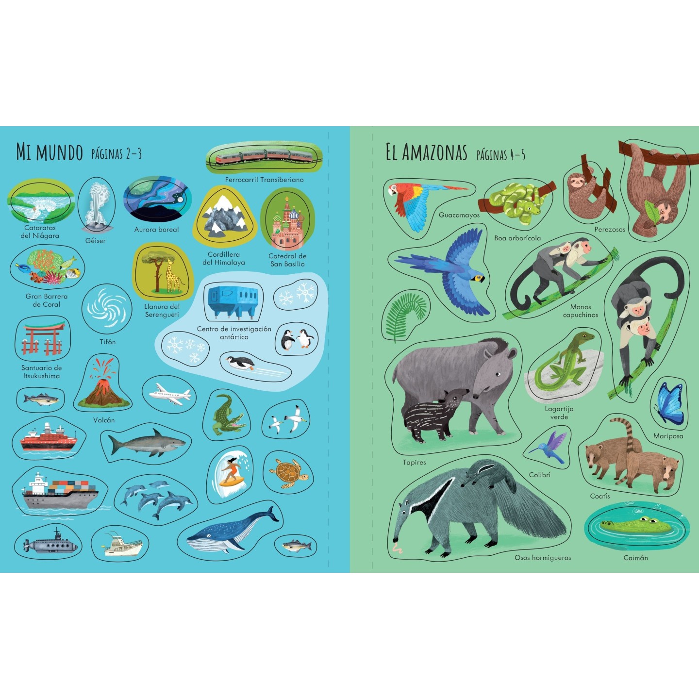 Mi primer libro de Pegatinas - Nuestro Planeta