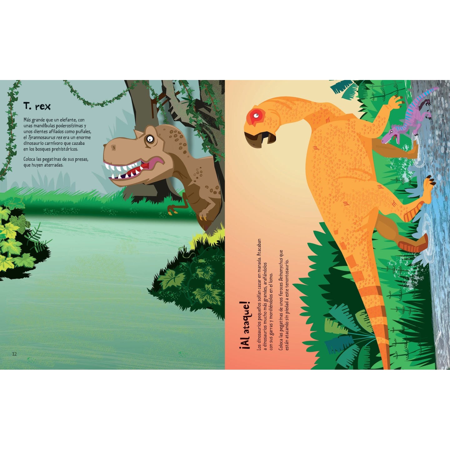 El Gran Álbum de Pegatinas de Dinosaurios