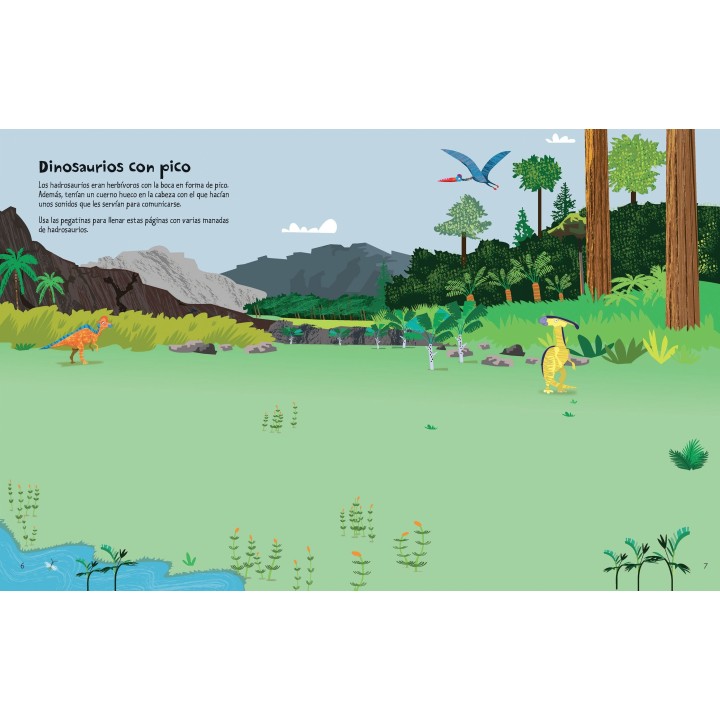 El Gran Álbum de Pegatinas de Dinosaurios