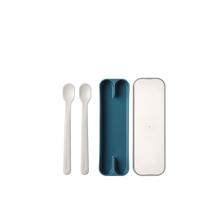 Set 2 cucharas infantiles Azul