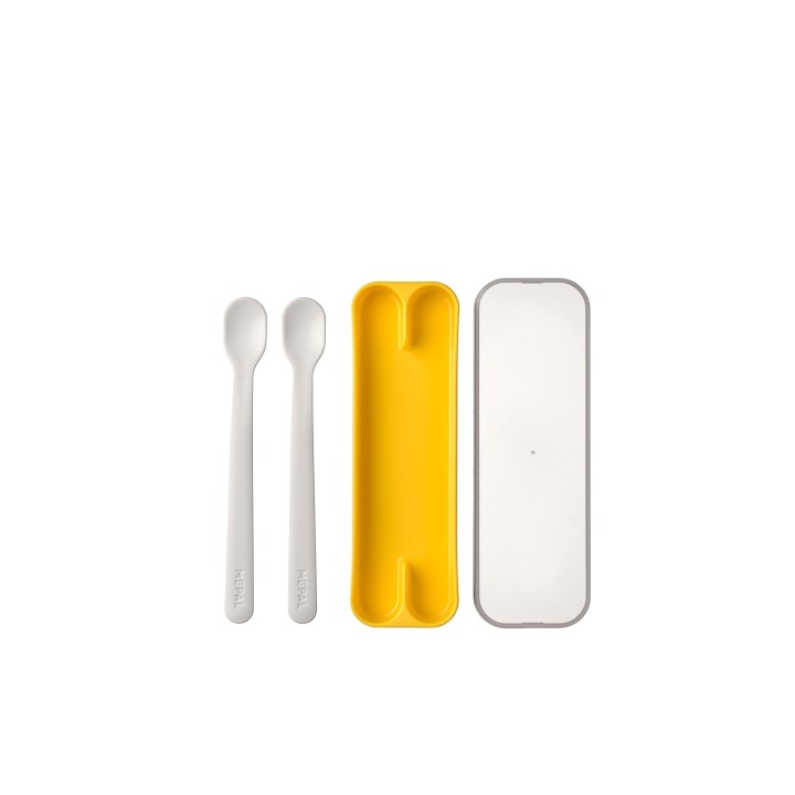 Set 2 cucharas infantiles Amarillo